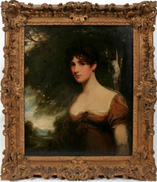 Portrait Of Lady Bagot Oil Painting by Sir John Hoppner