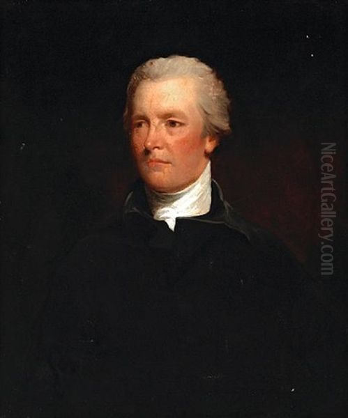 A Portrait Of William Pitt The Younger Oil Painting by Sir John Hoppner