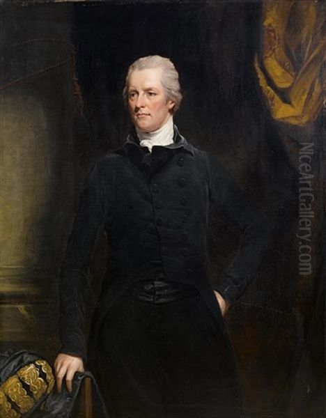 Right Honourable William Pitt The Younger Oil Painting by Sir John Hoppner