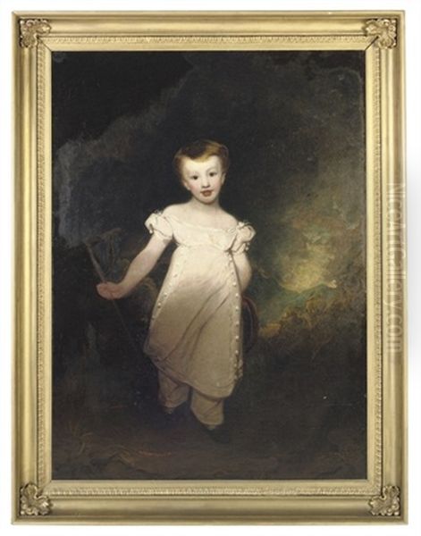 Portrait Of A Young Boy Oil Painting by Sir John Hoppner