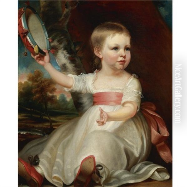 Portrait Of Master Selby Oil Painting by Sir John Hoppner