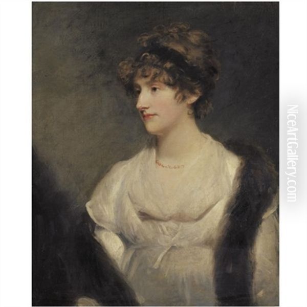 Portrait Of Jane Frere, Lady Orde Oil Painting by Sir John Hoppner