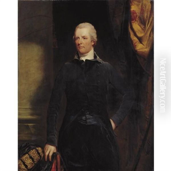 Portrait Of The Rt. Hon. William Pitt Oil Painting by Sir John Hoppner