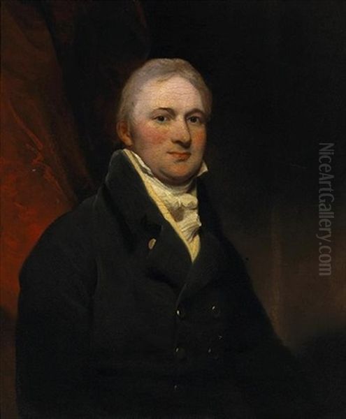 A Portrait Of A Gentleman (robert Kennedy?) Oil Painting by Sir John Hoppner