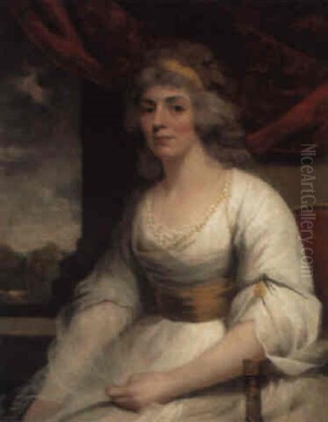 Portrait Of Elizabeth Billington Oil Painting by Sir John Hoppner