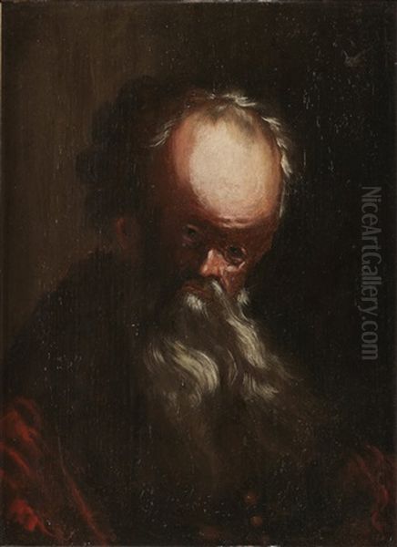 Gubbhuvud Oil Painting by Pehr Hoerberg