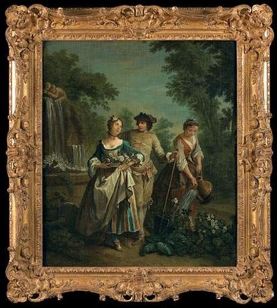 Le Printemps Oil Painting by Jan Josef Horemans the Elder