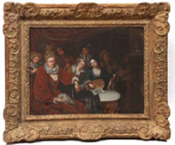 Le Concert Oil Painting by Jan Josef Horemans the Younger