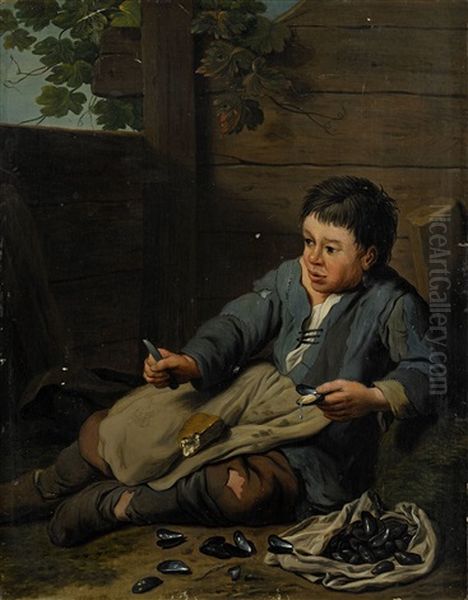 Musseloppnare Oil Painting by Jan Josef Horemans the Younger