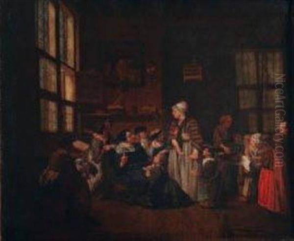 La Doleance Oil Painting by Jan Josef Horemans the Younger