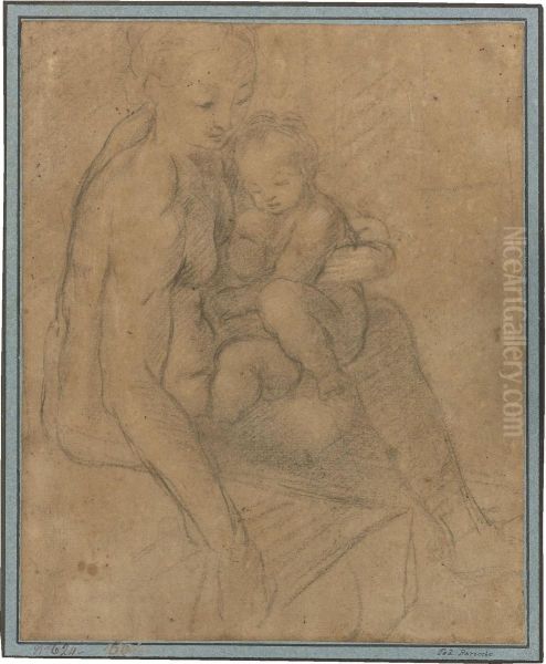 The Madonna And Child Oil Painting by Federico Fiori Barocci