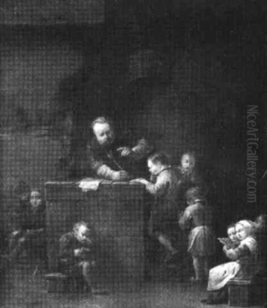 The Schoolroom Oil Painting by Jan Josef Horemans the Younger