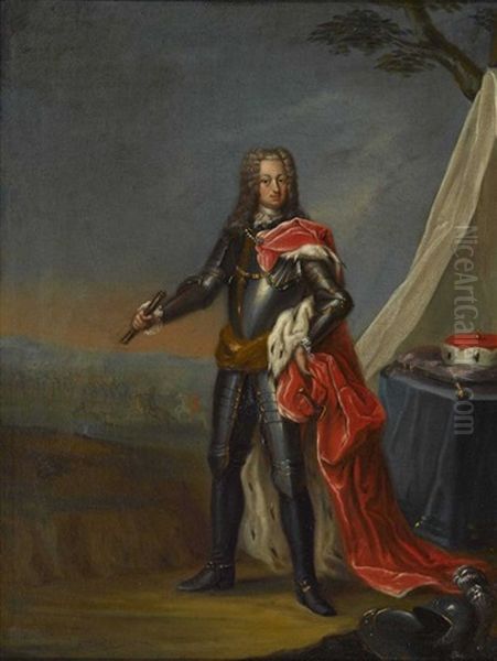 Erbprinz Joseph Karl Emanuel Von Pfalz-sulzbach Oil Painting by Pieter Jacob Horemans