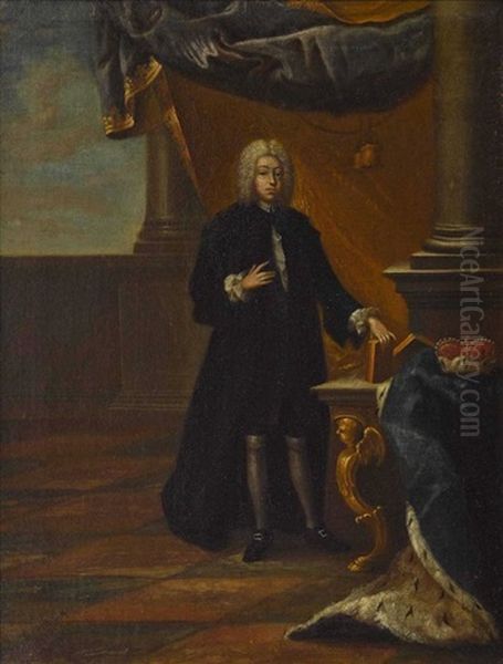 Kurfurst Und Erzbischof Franz Ludwig Von Pfalz-neuburg Oil Painting by Pieter Jacob Horemans