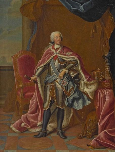 Kaiser Karl Vii Oil Painting by Pieter Jacob Horemans