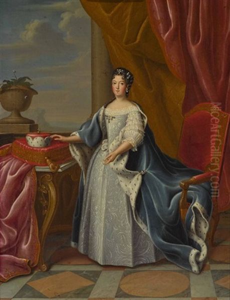 Kurfurstin Therese Kunigunde Von Bayern Oil Painting by Pieter Jacob Horemans