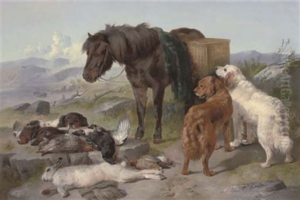 A Successful Day's Shoot Oil Painting by George William Horlor