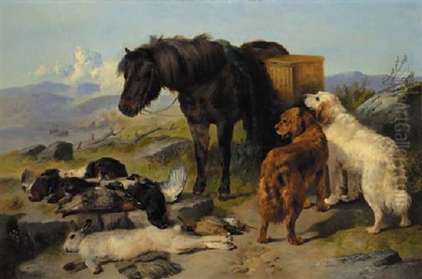 The Return From The Moor Oil Painting by George William Horlor