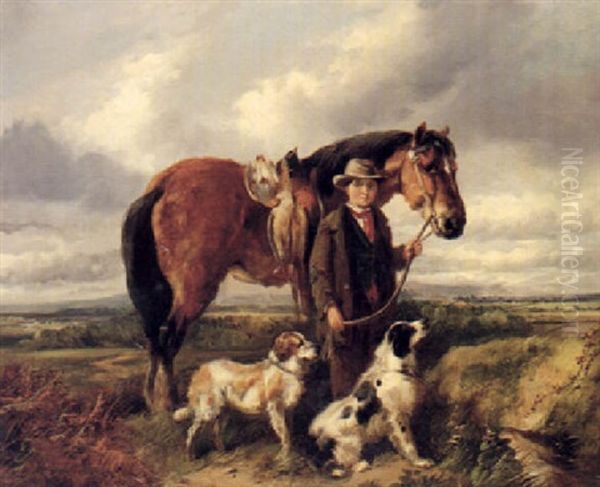 Returning From A Day's Shoot Oil Painting by George William Horlor