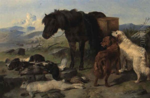 The Return Of The Moors Oil Painting by George William Horlor