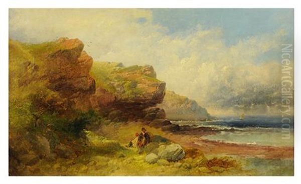 The Devonshire Coast Oil Painting by Joseph Horlor