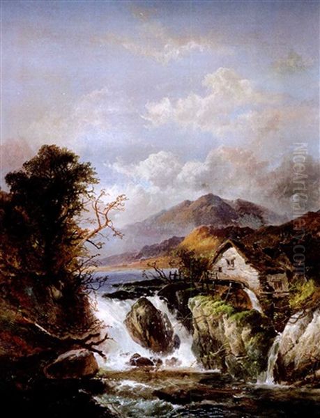 Paisaje De Rio (river Landscape) Oil Painting by Joseph Horlor