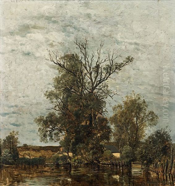 Csarda Kis Bagh (hungary) Oil Painting by Theodor von Hoermann