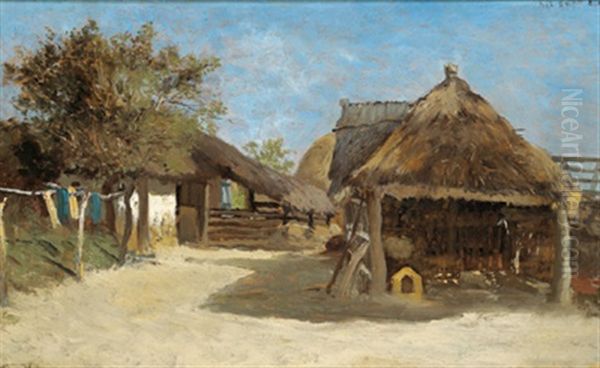 Motiv Aus Ungarn Oil Painting by Theodor von Hoermann