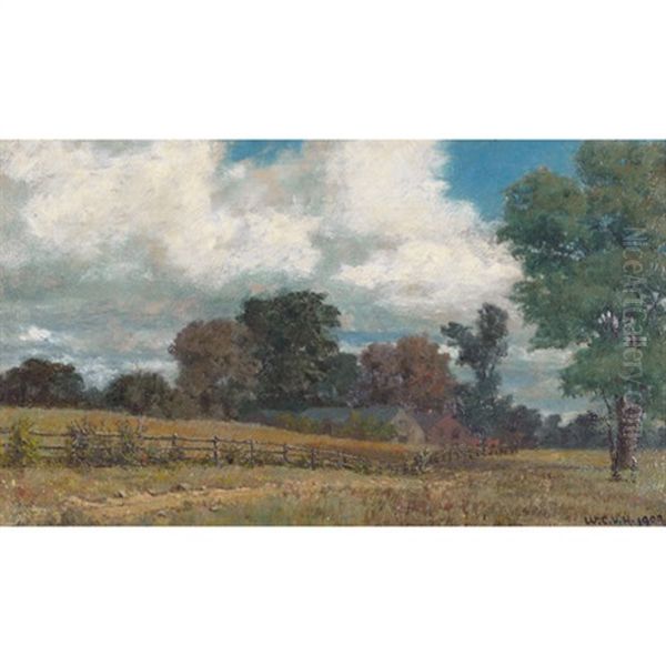 Near Woodstock, Near New Brunswick Oil Painting by William Cornelius Van Horne