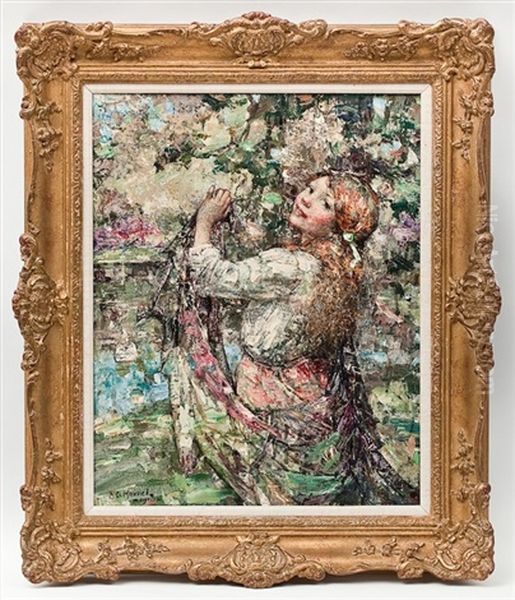 Summer Oil Painting by Edward Atkinson Hornel