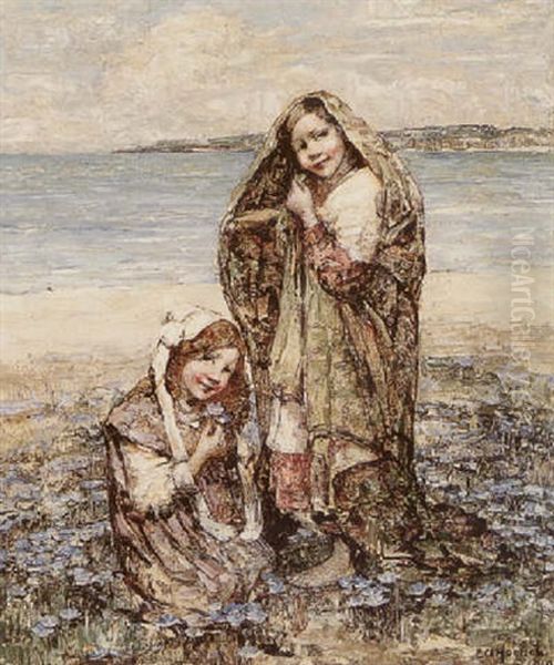 Coastal Flowers by Edward Atkinson Hornel