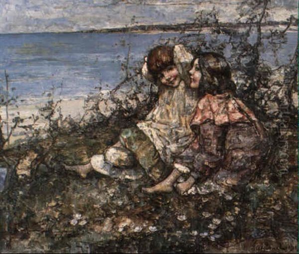 Summer, Brighouse Bay Oil Painting by Edward Atkinson Hornel