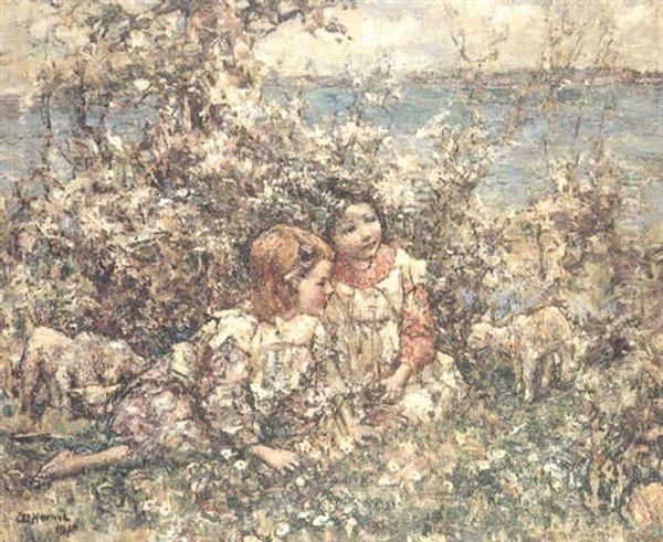 Springtime, Brighouse Bay Oil Painting by Edward Atkinson Hornel