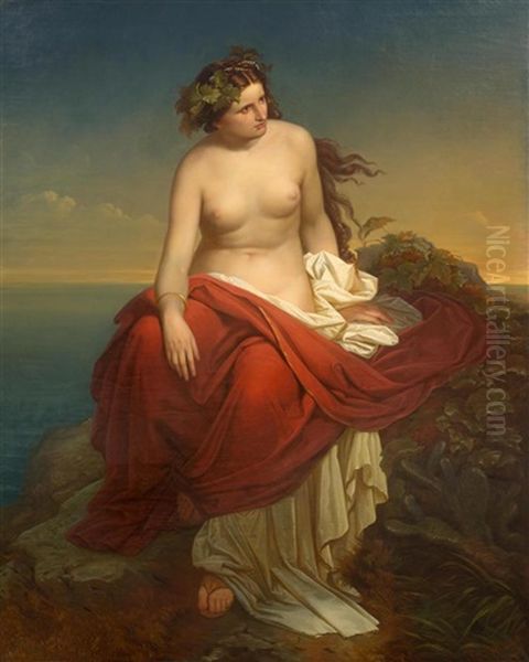 Ariadne Auf Naxos Oil Painting by Friedrich Horschelt