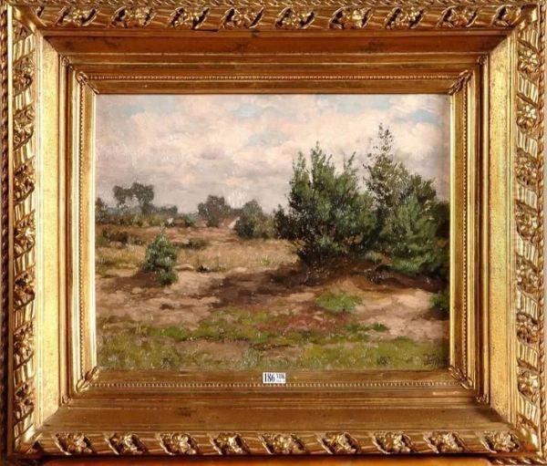 Paysage De Campine Oil Painting by Theodore Baron