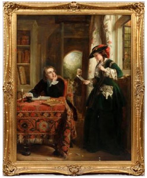 The Poets Theme Oil Painting by John Callcott Horsley