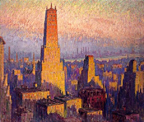 The Golden Towers Oil Painting by William Samuel Horton