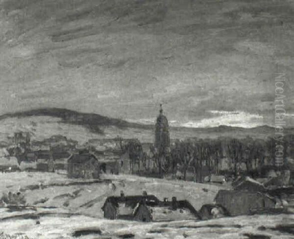 Crepuscule, Pontarlier Oil Painting by William Samuel Horton