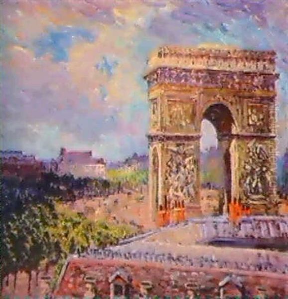 Arc De Triomphe Oil Painting by William Samuel Horton