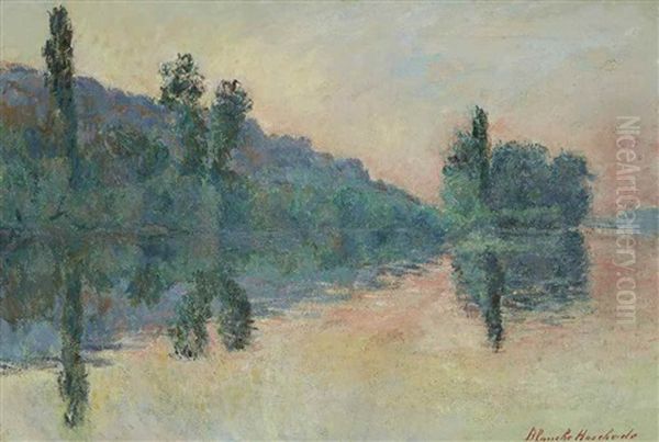 Bords De Seine, Pres De Vernon Oil Painting by Blanche Hoschede-Monet