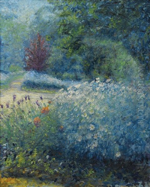 Giverny, Le Jardin Oil Painting by Blanche Hoschede-Monet