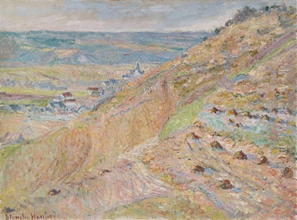 La Cote A Giverny (le Coteau) Oil Painting by Blanche Hoschede-Monet