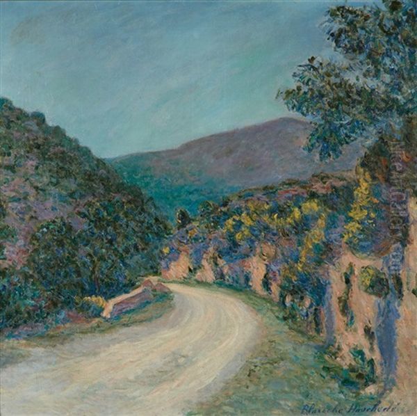 Route Pres D'annecy Oil Painting by Blanche Hoschede-Monet