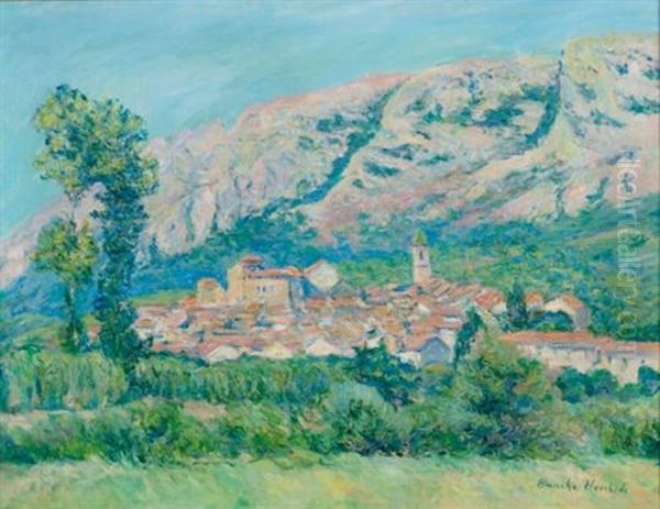 Le-poujal-sur-orb (herault) Oil Painting by Blanche Hoschede-Monet