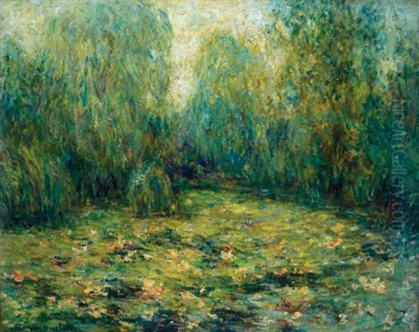 Le Jardin De Giverny Oil Painting by Blanche Hoschede-Monet