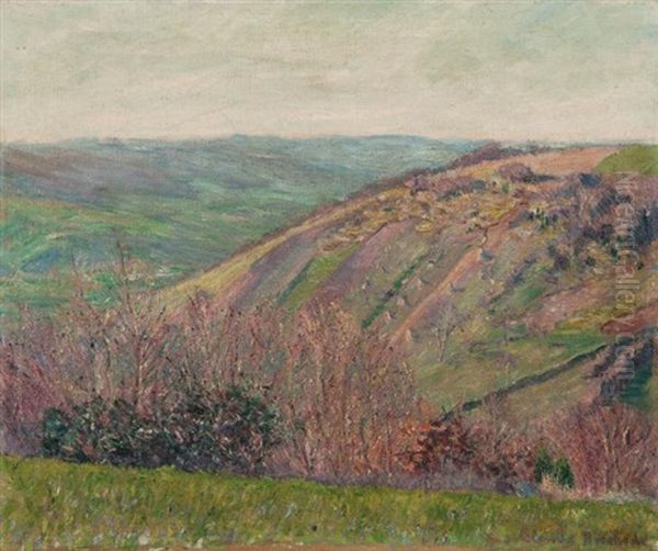 Paysage Vallone Oil Painting by Blanche Hoschede-Monet