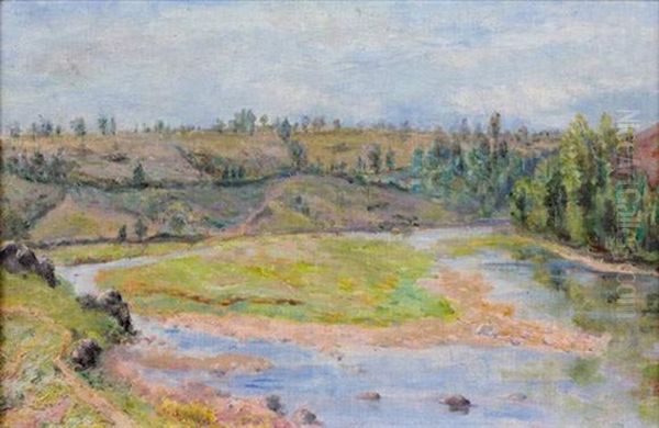 Paysage De La Creuse Oil Painting by Blanche Hoschede-Monet