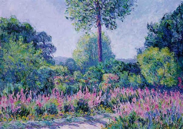 Allee A Giverny Oil Painting by Blanche Hoschede-Monet