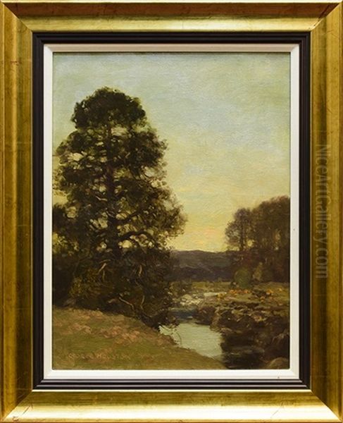 Evening Glengarnock Oil Painting by George Houston