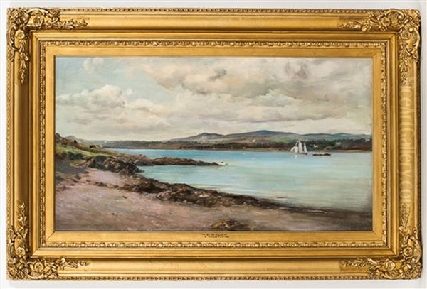 On The Clyde Oil Painting by George Houston